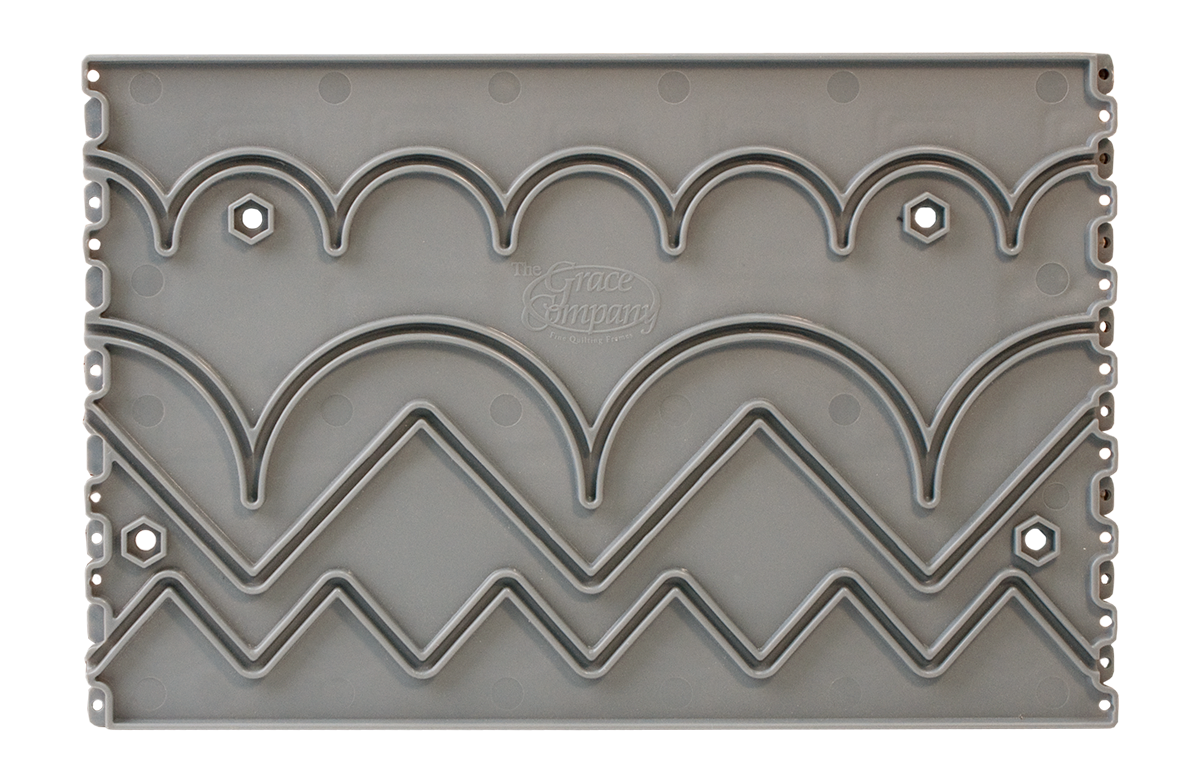 plastic pattern pantograph template front