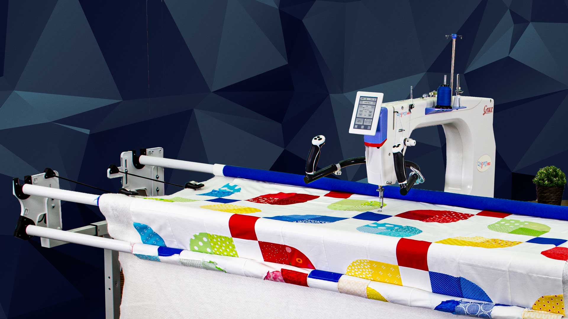 Q'nique 21 Pro longarm with Continuum 8 foot frame